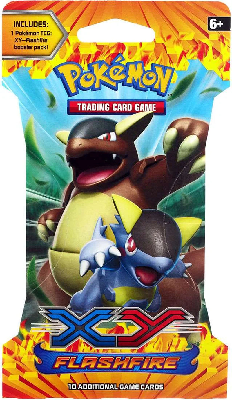 Trading Card Game XY Flashfire Hanger Booster Pack