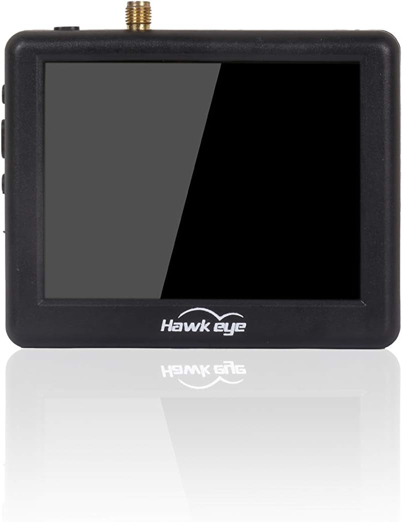 Hawkeye FPV Monitor 3.5Inch 5.8Ghz with DVR 48CH RC Video Monitor/Display Screen Receiver for FPV Drone Quadcopter(Little Pilot)