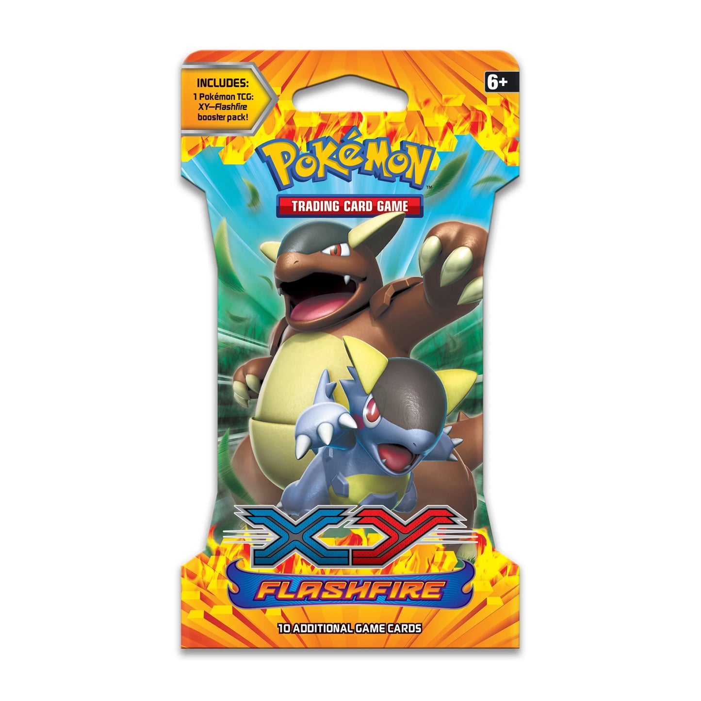 Trading Card Game XY Flashfire Hanger Booster Pack