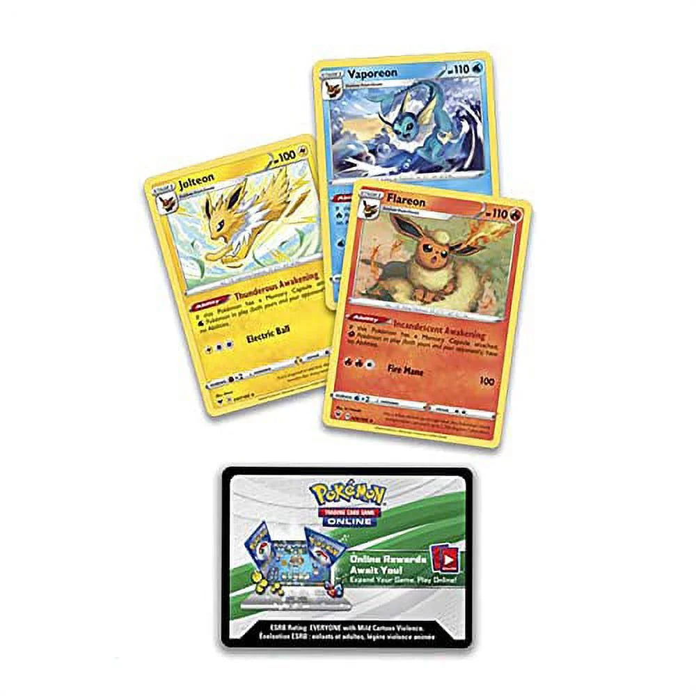 Trading Card Game 2021 Eevee Collector Chest Tin Set