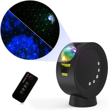 Star Projector, Galaxy Projector Night Light with 9 Lighting Modes, Remote Control, 4000Mah Battery up to 6H Working Time, 300°Adjustable, Dimmable Ambience Light for Kids Bedroom Home Decor Party…